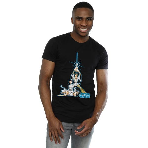 Star Wars Mens Luke And Leia Character T-Shirt