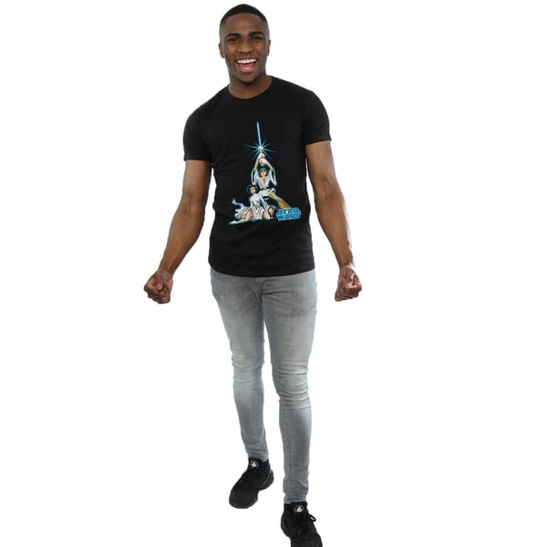 Star Wars Mens Luke And Leia Character T-Shirt