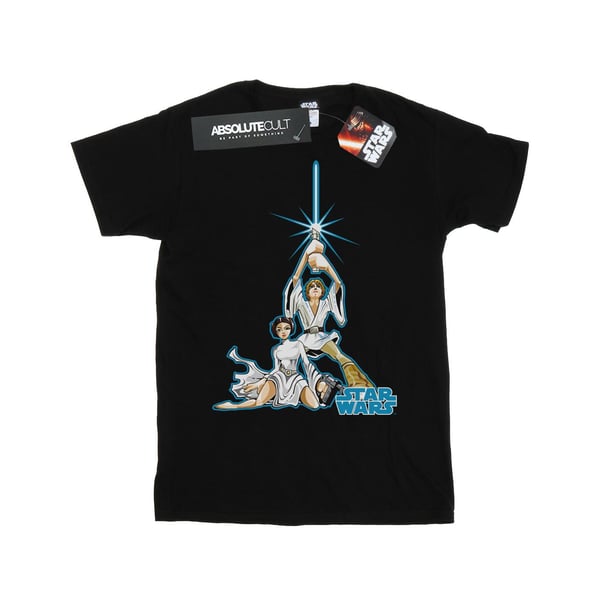 Star Wars Mens Luke And Leia Character T-Shirt