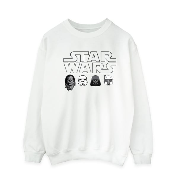 Star Wars Mens Character Heads Sweatshirt
