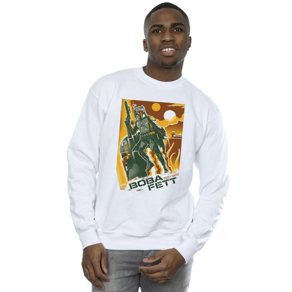 Star Wars Mens Boba Fett Collage Sweatshirt
