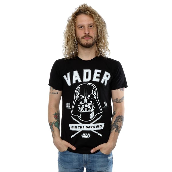 Star Wars Mens Darth Vader Collegiate T-Shirt