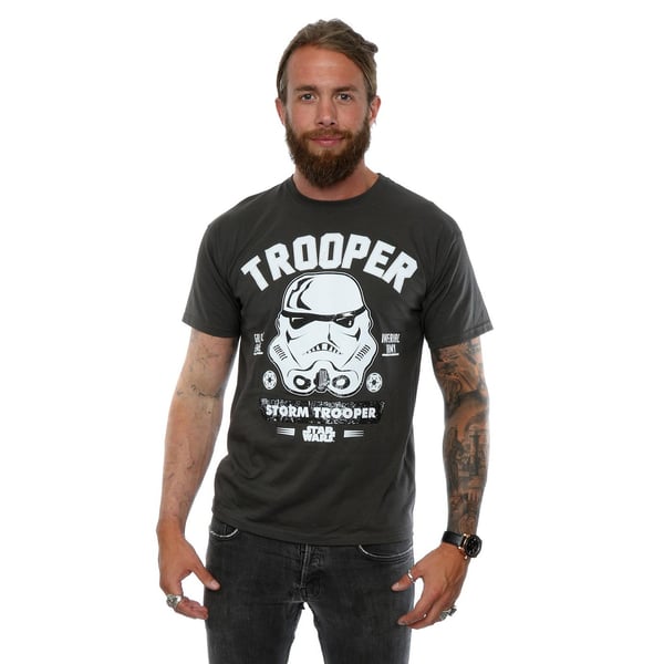 Star Wars Mens Stormtrooper Collegiate T-Shirt