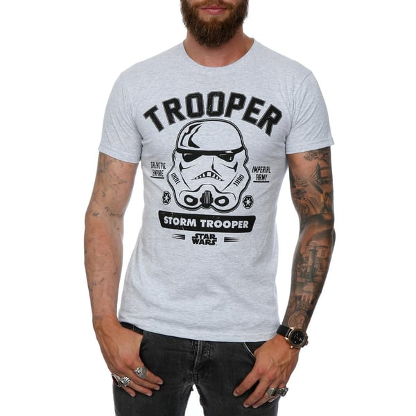 Star Wars Mens Stormtrooper Collegiate T-Shirt