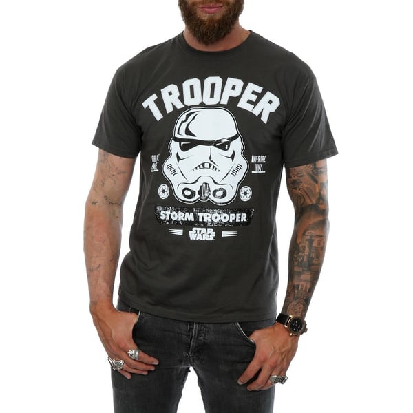 Star Wars Mens Stormtrooper Collegiate T-Shirt