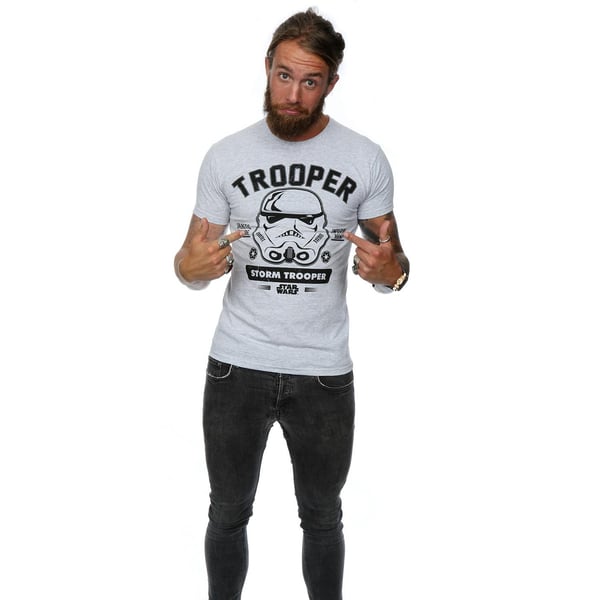 Star Wars Mens Stormtrooper Collegiate T-Shirt