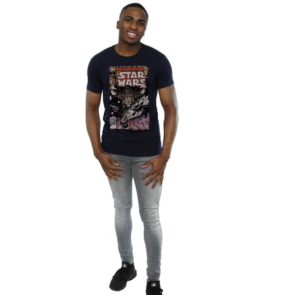 Star Wars Mens Millennium Falcon Comic T-Shirt