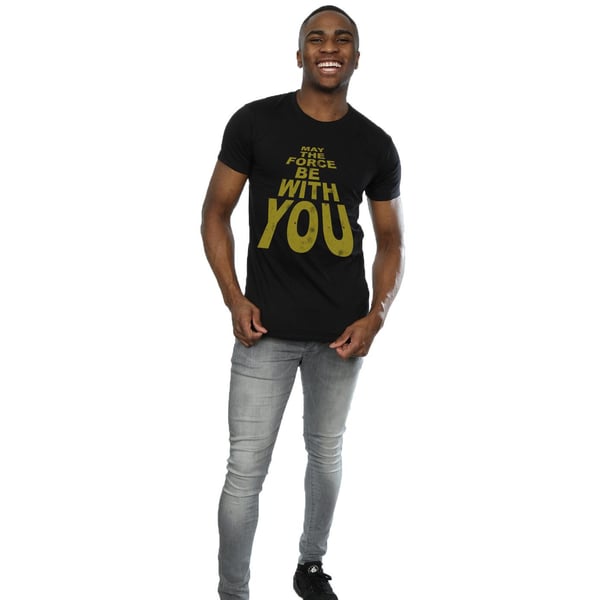 Star Wars Mens May The Force Be With You T-Shirt