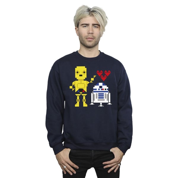 Star Wars Mens Heart Robot Sweatshirt