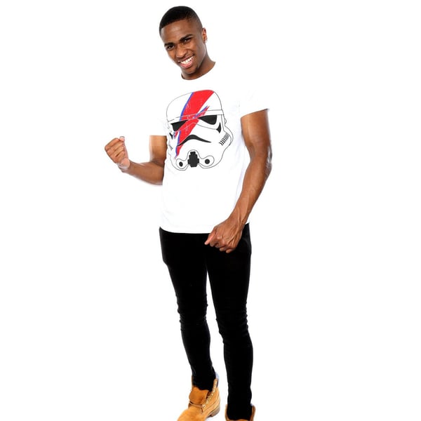 Star Wars Miesten Stormtrooper Glam Salama T-paita