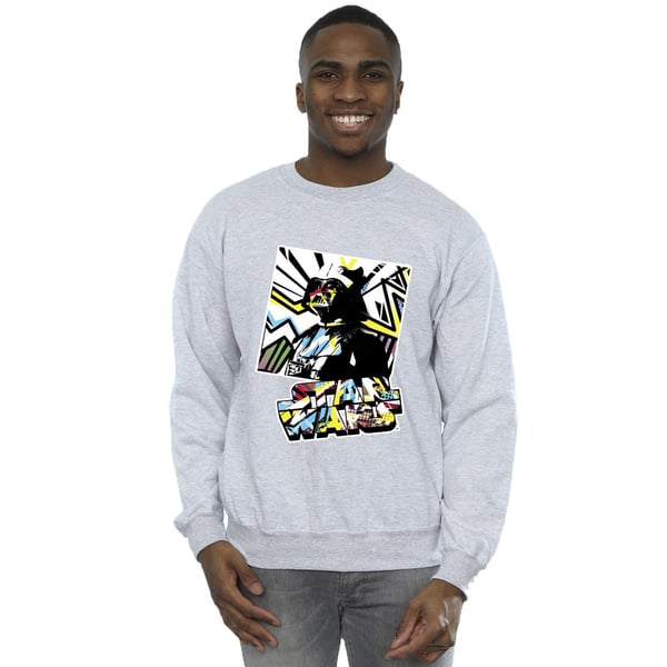 Star Wars Mens Vader Water Colour Pop Art Sweatshirt