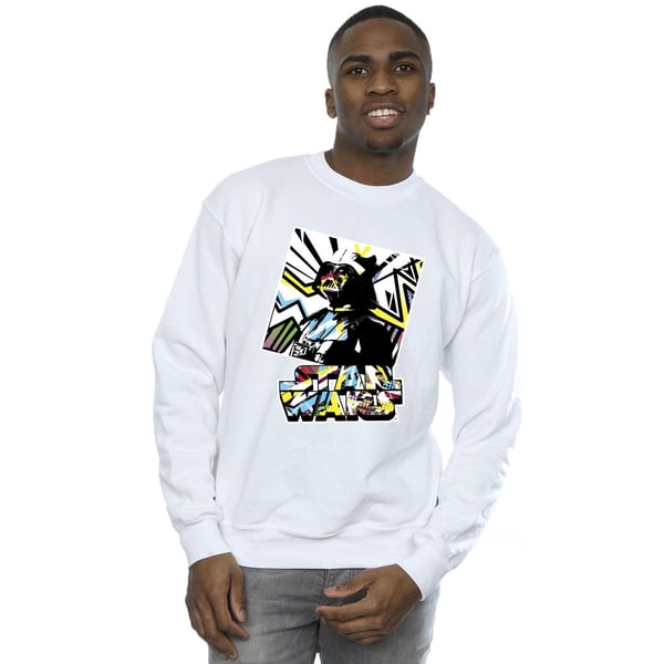 Star Wars Mens Vader Water Colour Pop Art Sweatshirt