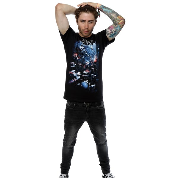 Star Wars Miesten Universe Battle T-paita