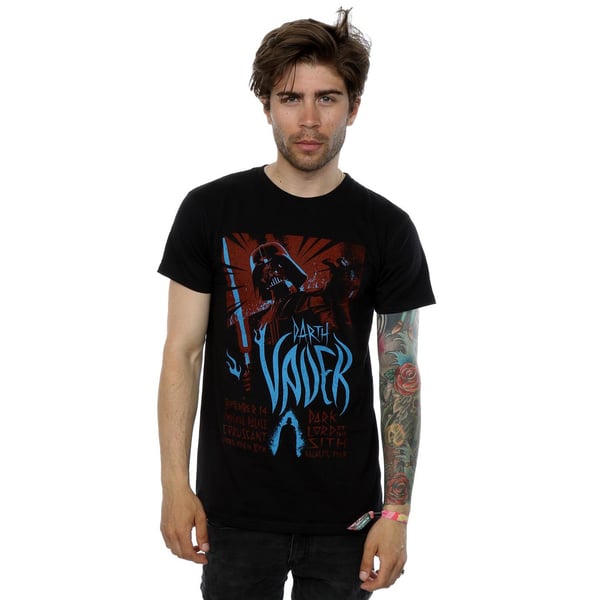 Star Wars Miesten Darth Vader Rock -juliste T-paita