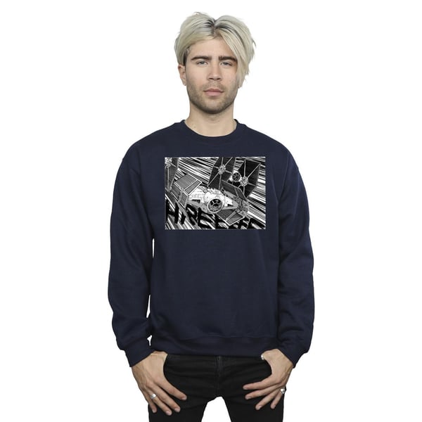 Star Wars Mens Anime Plane Sweatshirt