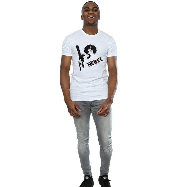 Star Wars Mens Princess Leia Rebel T-Shirt
