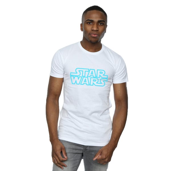 Star Wars Mens Neon Sign Logo T-Shirt