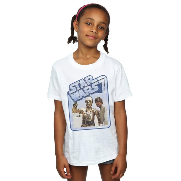 Star Wars Girls Luke Skywalker And C-3PO Cotton T-Shirt