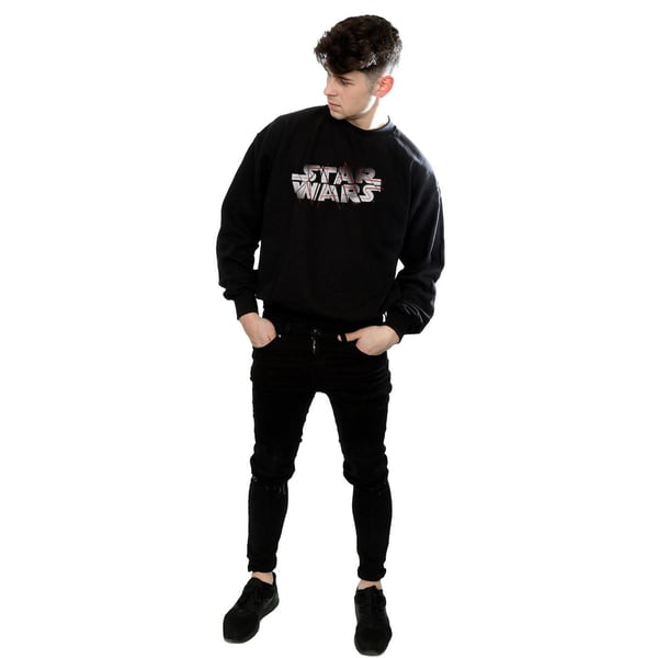 Star Wars Mens The Last Jedi Spray Logo Sweatshirt