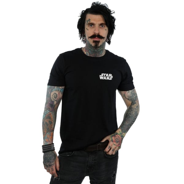 Star Wars Mens Logo Badge T-Shirt