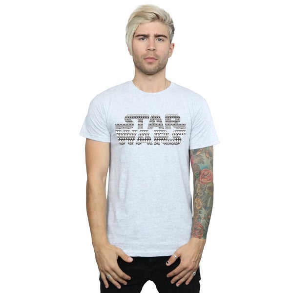 Star Wars Miesten Aztec Logo Mono T-paita