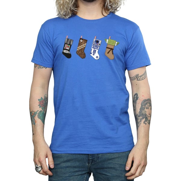 Star Wars Mens Christmas Stockings T-Shirt