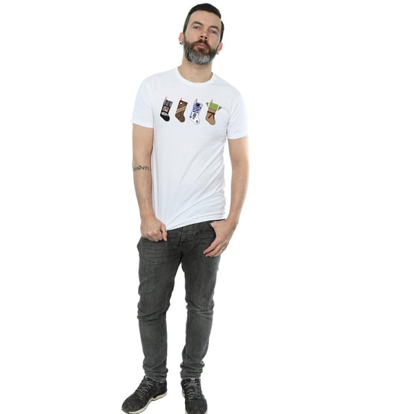 Star Wars Mens Christmas Stockings T-Shirt