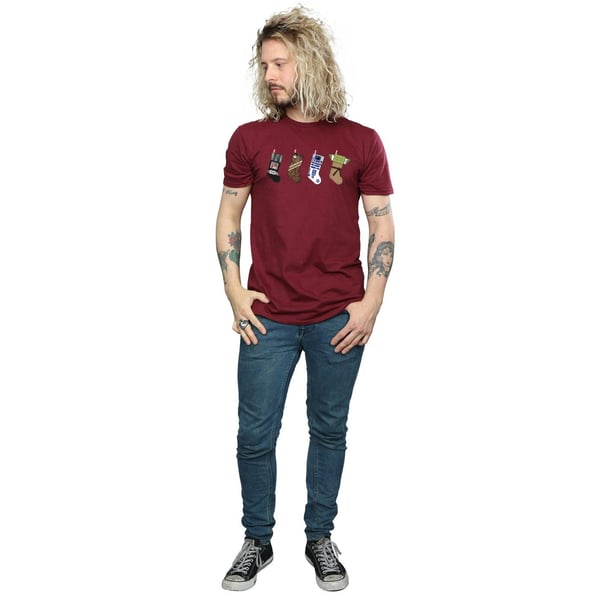 Star Wars Mens Christmas Stockings T-Shirt