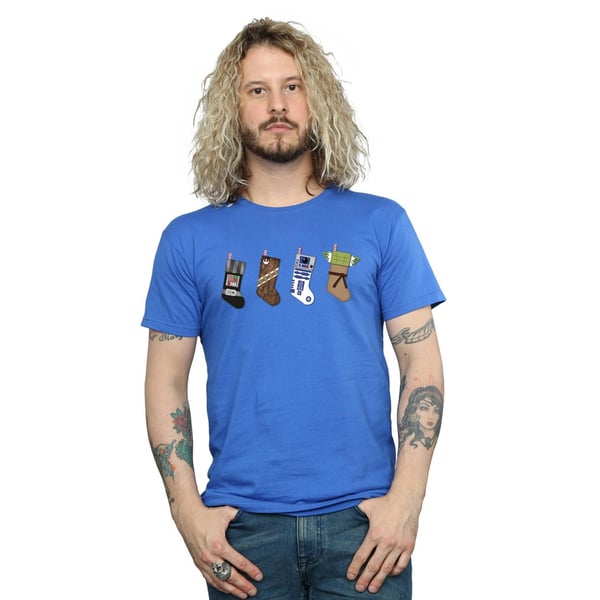 Star Wars Mens Christmas Stockings T-Shirt