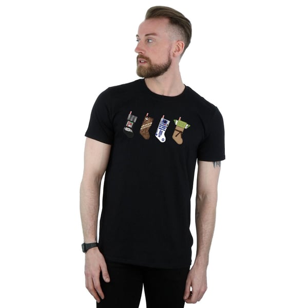 Star Wars Mens Christmas Stockings T-Shirt