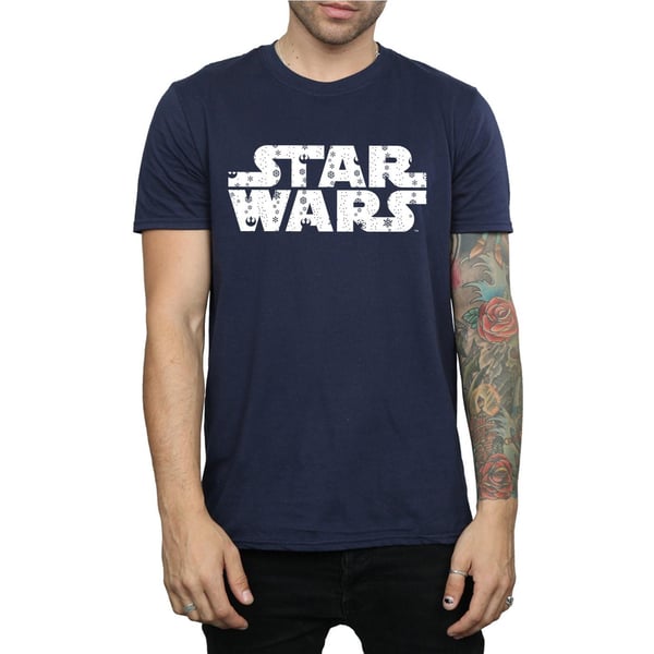 Star Wars Miesten Joulu Logo T-paita