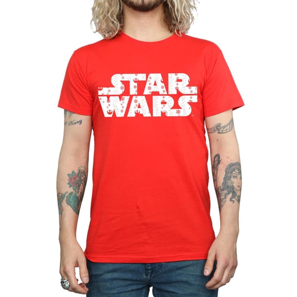 Star Wars Miesten Joulu Logo T-paita