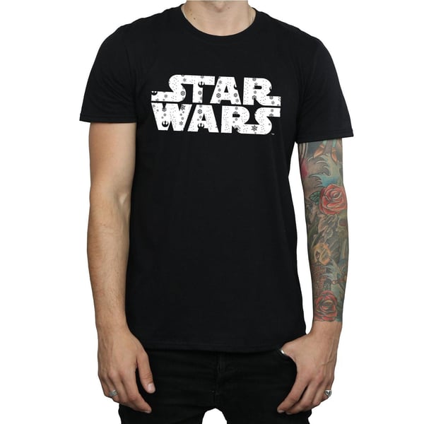 Star Wars Miesten Joulu Logo T-paita