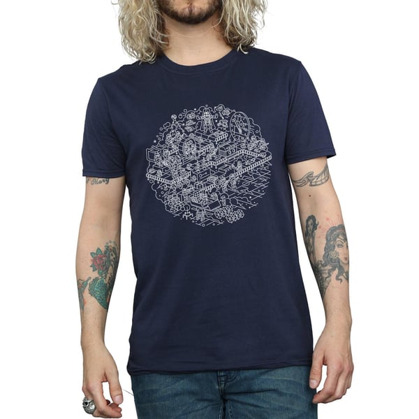 Star Wars Mens Christmas Death Star T-Shirt