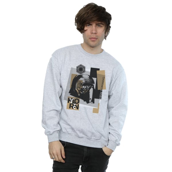 Star Wars Mens The Last Jedi Kylo Ren Patchwork Sweatshirt