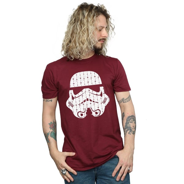 Star Wars Mens Christmas Stormtrooper Helmet T-Shirt
