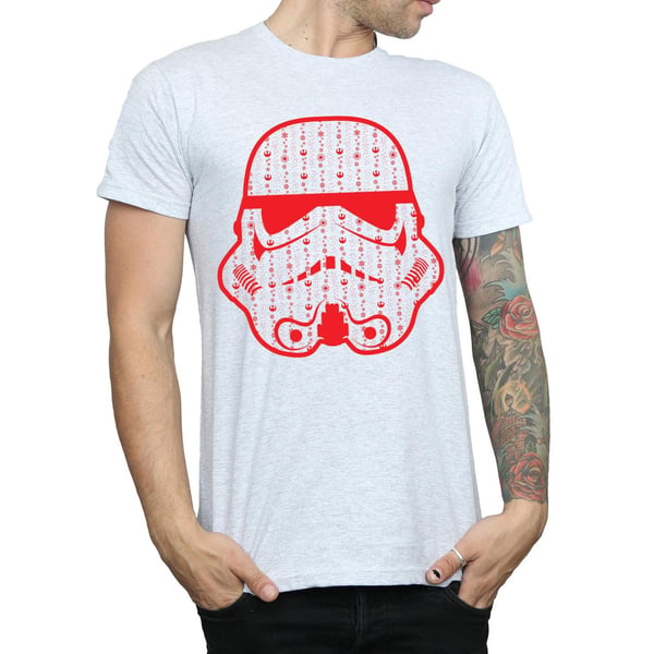 Star Wars Mens Christmas Stormtrooper Helmet T-Shirt