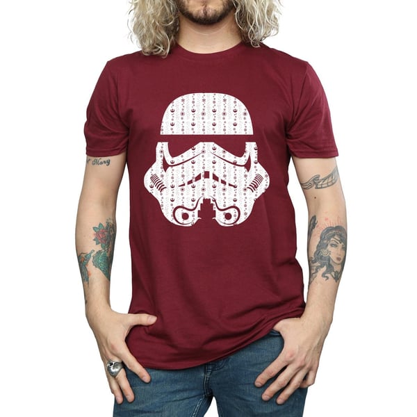 Star Wars Mens Christmas Stormtrooper Helmet T-Shirt