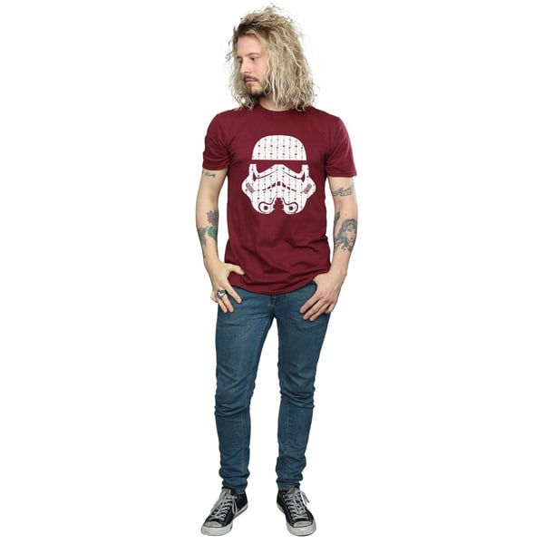 Star Wars Mens Christmas Stormtrooper Helmet T-Shirt