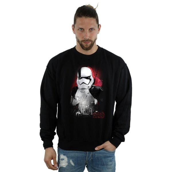 Star Wars Mens The Last Jedi Stormtrooper Brushed Sweatshirt