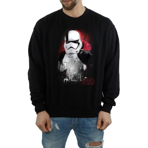 Star Wars Mens The Last Jedi Stormtrooper Brushed Sweatshirt