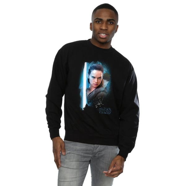 Star Wars Mens The Last Jedi Rey Brushed Sweatshirt