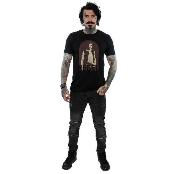 Star Wars Mens Han Solo Rebel T-Shirt