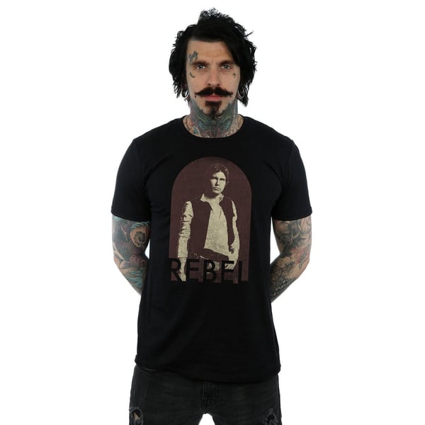Star Wars Mens Han Solo Rebel T-Shirt