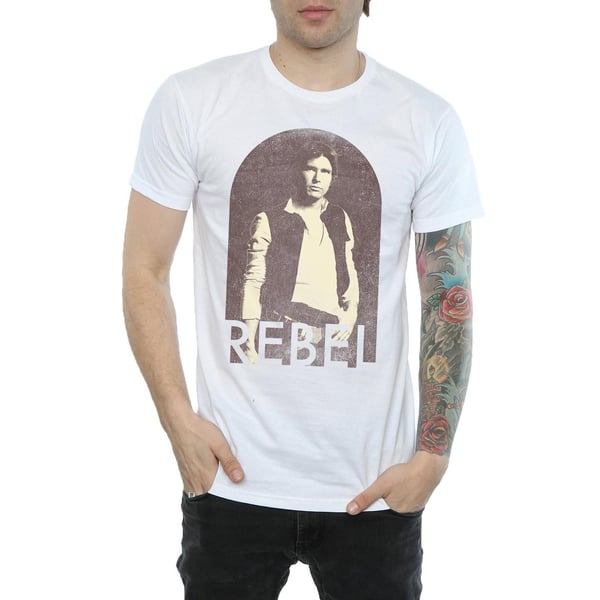 Star Wars Mens Han Solo Rebel T-Shirt