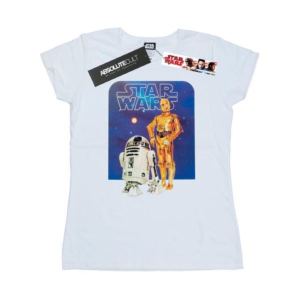 Star Wars Dam/Dam R2-D2 Och C-3PO T-shirt i Bomull