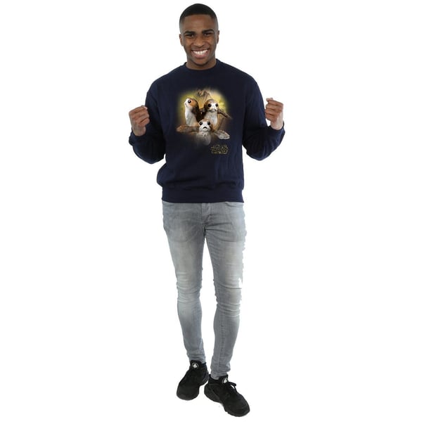 Star Wars Mens The Last Jedi Porgs Brushed Sweatshirt