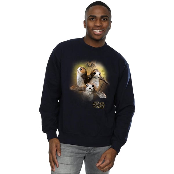 Star Wars Mens The Last Jedi Porgs Brushed Sweatshirt