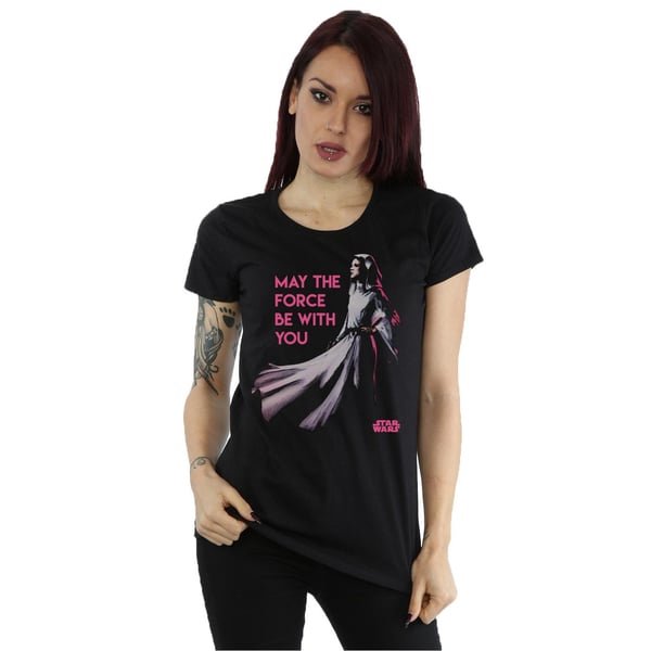 Star Wars Womens/Ladies Princess Leia Force Cotton T-Shirt