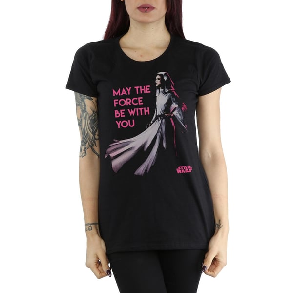 Star Wars Womens/Ladies Princess Leia Force Cotton T-Shirt